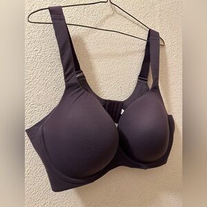 Cacique Lightly Lined Purple Balconette Underwire Bra Size 46 DD